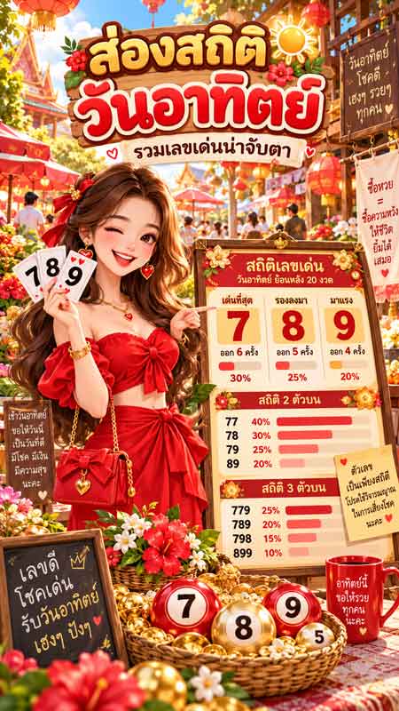 สถิติหวยออกวันอาทิตย์