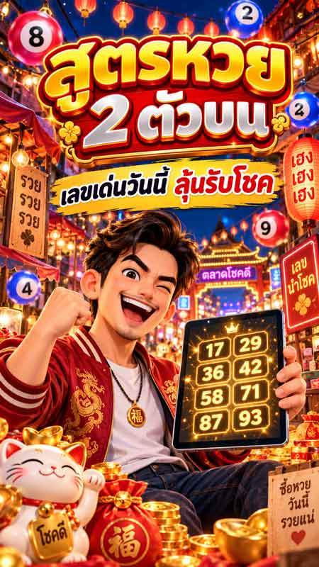 สูตรหวย 2 ตัวบน