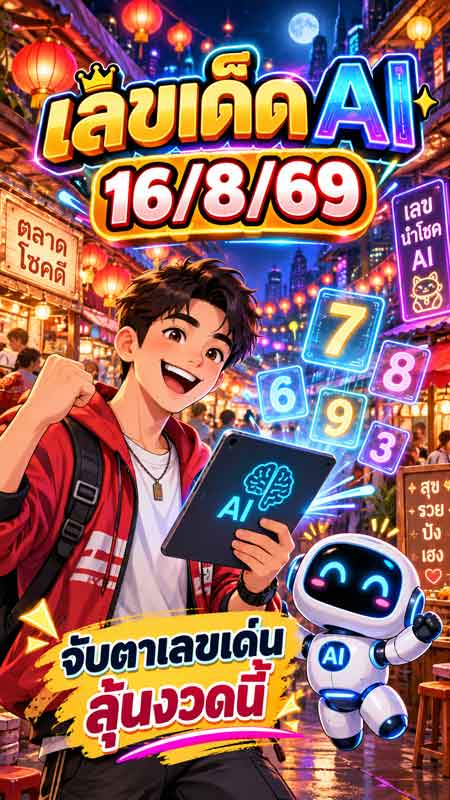 เลขเด็ด AI 16/8/69