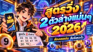 สูตรวิ่ง 2 ตัวล่างแม่นๆ 2026 วิเคราะห์หลักการทางสถิติคณิตศาสตร์ประยุกต์